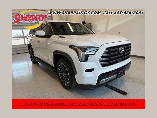 White 2026 Toyota Sequoia Limited 4WD SUV / Crossover Four-Wheel Drive Automatic