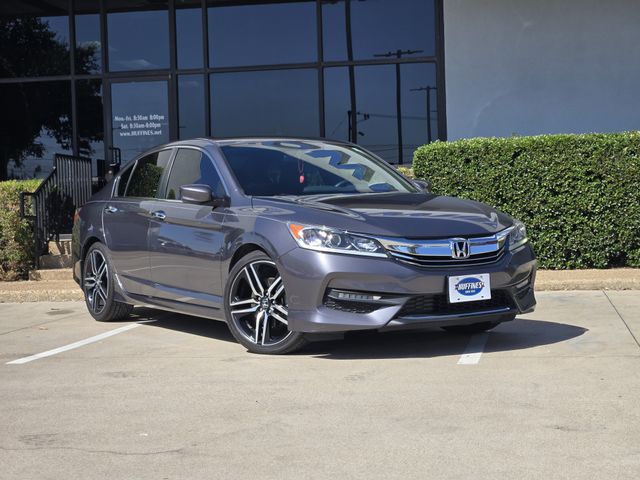 Gray (Modern Steel Metallic) 2016 Honda Accord Sedan Front-Wheel Drive Continuously Variable Transmission