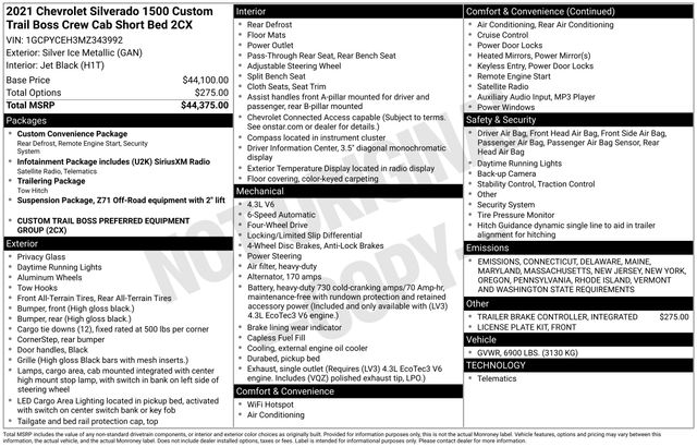 Used 2021 Chevrolet Silverado 1500 For Sale in Grove City, OH