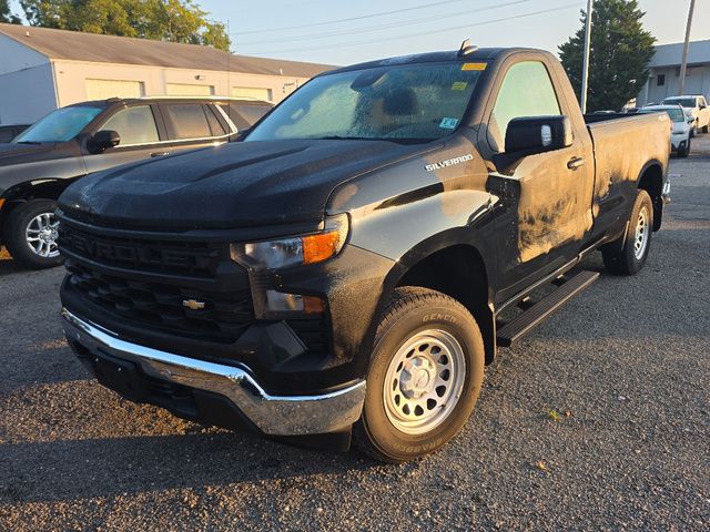 Black 2025 Chevrolet Silverado 1500 Pickup Truck Four-Wheel Drive Automatic