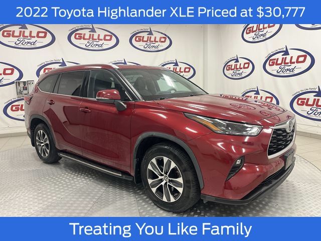 Red (Ruby Flare Pearl) 2022 Toyota Highlander SUV / Crossover Front-Wheel Drive 8-Speed Automatic