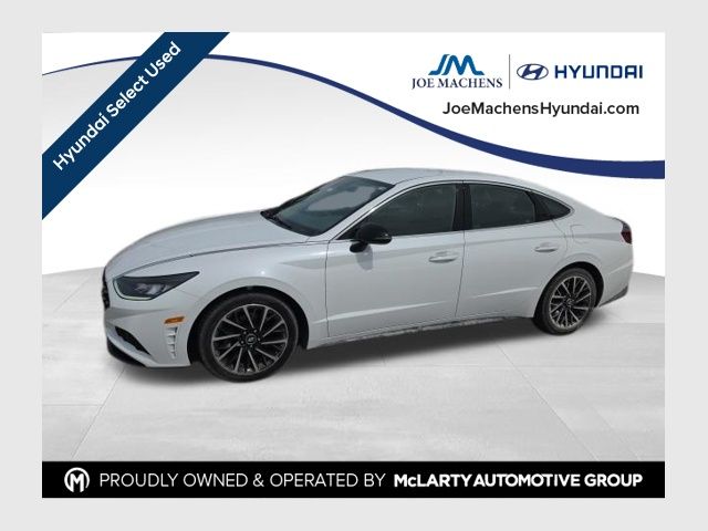 Quartz White 2020 Hyundai Sonata Sedan Front-Wheel Drive 8-Speed Automatic Overdrive