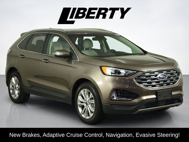 Stone Gray Metallic 2019 Ford Edge SUV / Crossover All-Wheel Drive Automatic