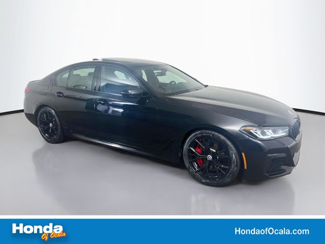 Black Sapphire Metallic 2023 BMW 5 Series Sedan All-Wheel Drive 8-Speed Automatic