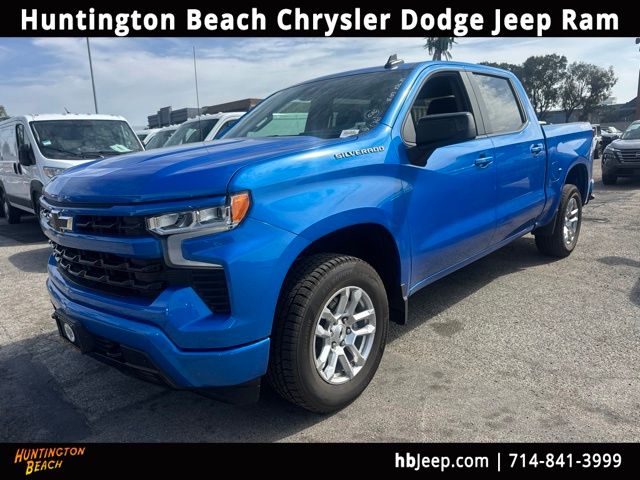 Riptide Blue 2026 Chevrolet Silverado 1500 Pickup Truck Four-Wheel Drive Automatic
