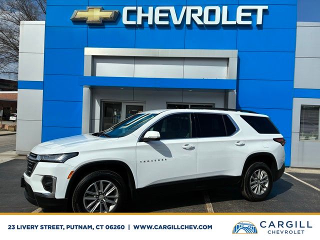 Summit White 2023 Chevrolet Traverse LT Cloth AWD SUV / Crossover Four-Wheel Drive 9-Speed Automatic