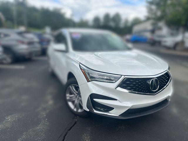 2020 Acura RDX Advance Package White at Klick Lewis Buick Chevrolet