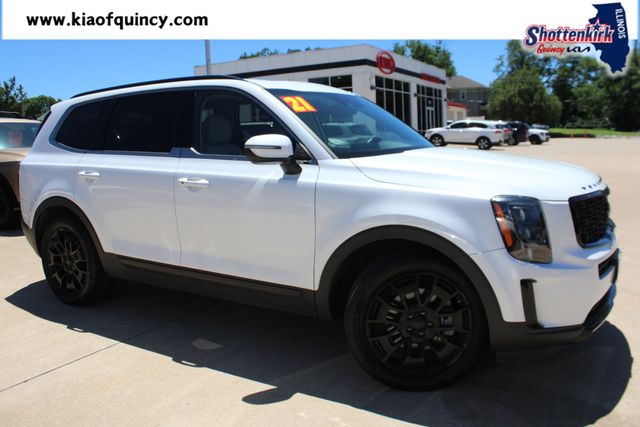 Snow White Pearl 2021 Kia Telluride SUV / Crossover All-Wheel Drive 8-Speed Automatic