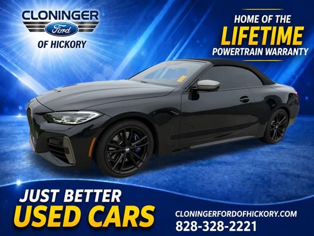 Black Sapphire Metallic 2023 BMW 4 Series Convertible Rear-Wheel Drive 8-Speed Automatic