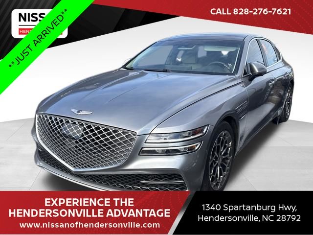 Savile Silver 2021 Genesis G80 2.5T RWD Sedan Rear-Wheel Drive 8-Speed Automatic