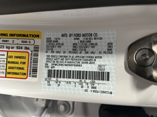 New 2025 Oxford White Ford Outer Banks image 39