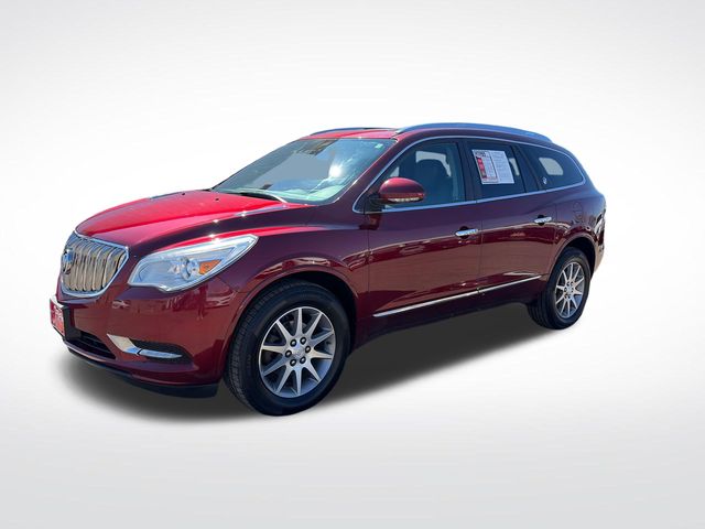 Crimson Red Tintcoat 2017 Buick Enclave Leather AWD SUV / Crossover All-Wheel Drive 6-Speed Automatic Overdrive