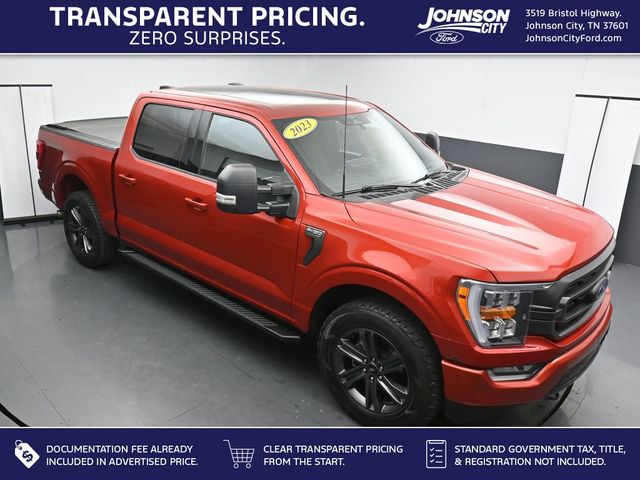 Chili Pepper Red 2023 Ford F-150 XLT SuperCrew 4WD Pickup Truck Four-Wheel Drive Automatic