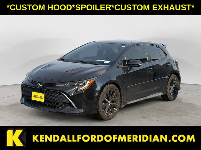 Midnight Black Metallic 2022 Toyota Corolla Hatchback Hatchback Front-Wheel Drive Continuously Variable Transmission