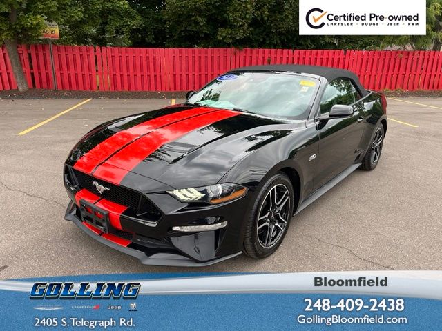 Shadow Black 2022 Ford Mustang Convertible Rear-Wheel Drive Automatic