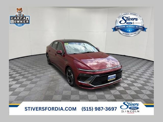 Ultimate red 2024 Hyundai Sonata Sedan Front-Wheel Drive 8-Speed Automatic