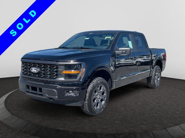 Black 2026 Ford F-150 STX SuperCrew 4WD Pickup Truck Four-Wheel Drive Automatic
