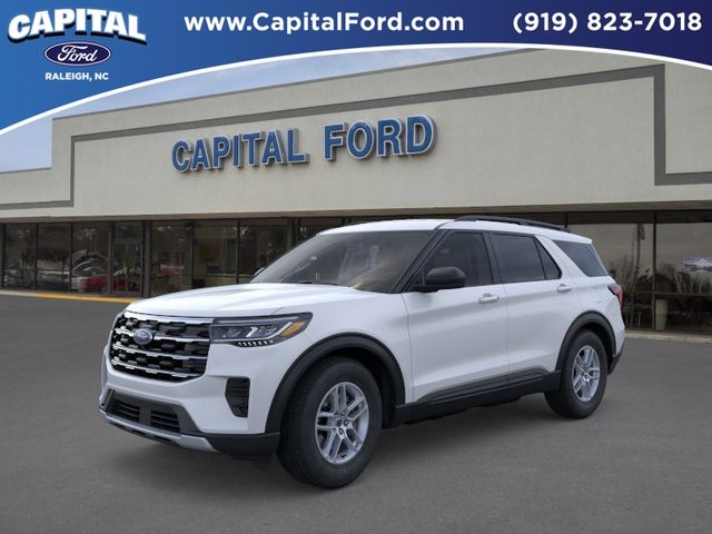 White Metallic 2026 Ford Explorer Active RWD SUV / Crossover Rear-Wheel Drive Automatic