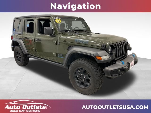 Sarge Green Clearcoat 2023 Jeep Wrangler 4xe Willys 4WD SUV / Crossover Four-Wheel Drive 8-Speed Automatic