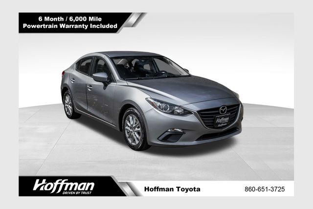 Liquid Silver Metallic 2016 Mazda MAZDA3 i Sport Sedan Front-Wheel Drive 6-Speed Automatic