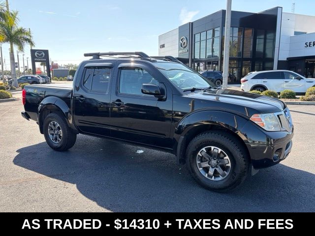 Super Black 2014 Nissan Frontier Pickup Truck Four-Wheel Drive 5-Speed Automatic Overdrive