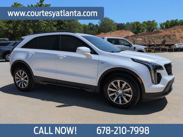 Crystal White Tricoat 2022 Cadillac XT4 Sport AWD SUV / Crossover Four-Wheel Drive 9-Speed Automatic