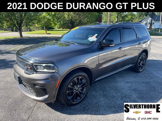 Granite Metallic Clearcoat 2021 Dodge Durango GT Plus AWD SUV / Crossover All-Wheel Drive 8-Speed Automatic