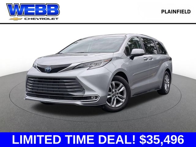 Celestial Silver Metallic 2021 Toyota Sienna Minivan All-Wheel Drive Continuously Variable Transmission