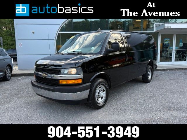 Black 2019 Chevrolet Express Cargo Van Rear-Wheel Drive 8-Speed Automatic Overdrive