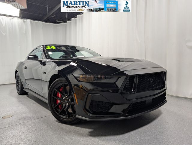 Shadow Black 2024 Ford Mustang GT Premium Fastback RWD Coupe Rear-Wheel Drive 6-Speed Manual