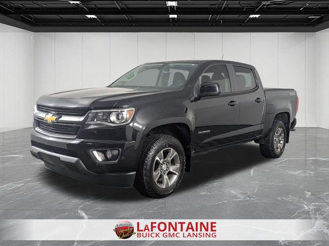 Black 2018 Chevrolet Colorado Z71 Crew Cab 4WD Pickup Truck Four-Wheel Drive 8-Speed Automatic