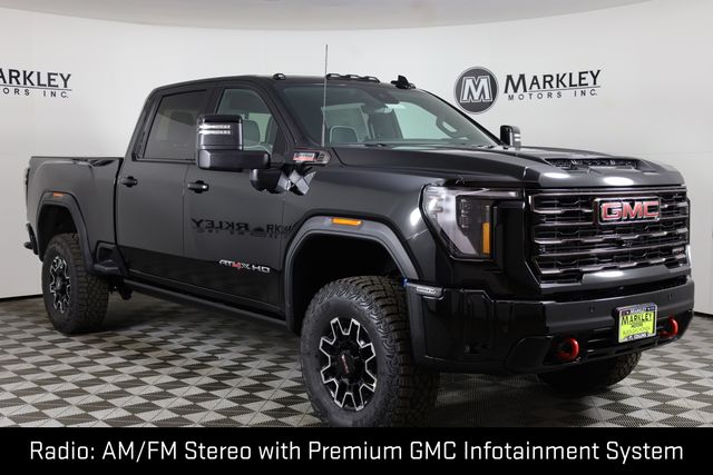Onyx Black 2026 GMC Sierra 2500HD AT4X Crew Cab 4WD Pickup Truck Four-Wheel Drive Automatic