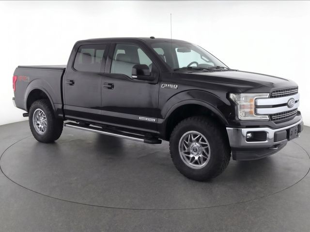 Black Metallic 2019 Ford F-150 Lariat SuperCrew 4WD Pickup Truck Four-Wheel Drive Automatic