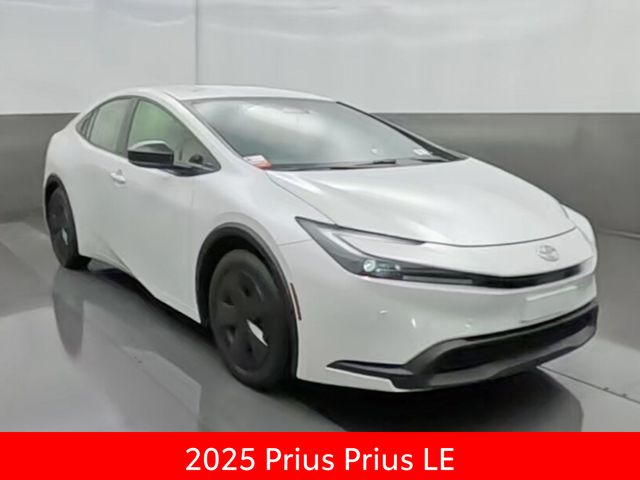 White (Wind Chill Pearl) 2025 Toyota Prius Hatchback Front-Wheel Drive Continuously Variable Transmission