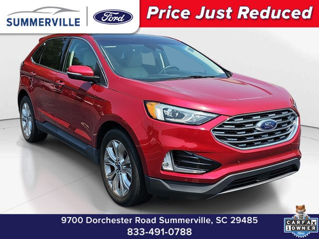 Red 2020 Ford Edge SUV / Crossover Front-Wheel Drive 8-Speed Automatic
