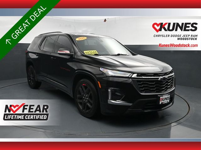 Mosaic Black Metallic 2023 Chevrolet Traverse SUV / Crossover Four-Wheel Drive 9-Speed Automatic