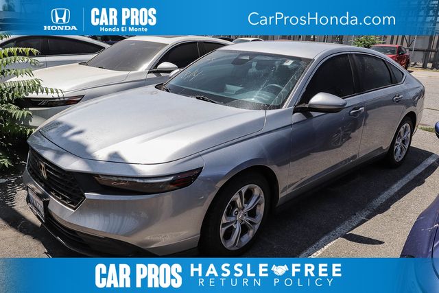 Solar Silver Metallic 2024 Honda Accord Sedan Front-Wheel Drive Continuously Variable Transmission