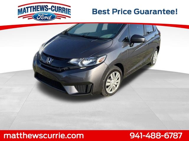 Gray (Modern Steel Metallic) 2017 Honda Fit LX Hatchback Front-Wheel Drive 6-Speed Manual