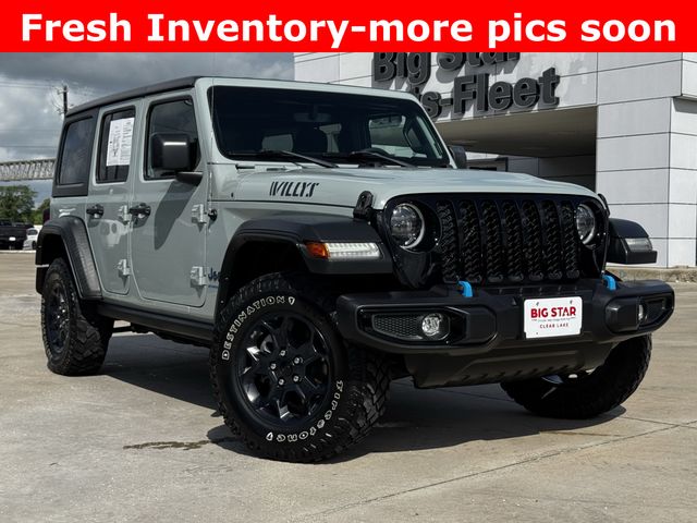 2023 Jeep Wrangler Base 4xe Gray at Bayway Cadillac of The Woodlands