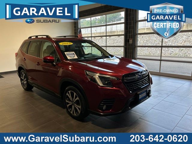 Crimson Red Pearl 2023 Subaru Forester SUV / Crossover All-Wheel Drive Continuously Variable Transmission