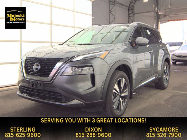 Gray (Gun Metallic) 2023 Nissan Rogue SUV / Crossover All-Wheel Drive Continuously Variable Transmission