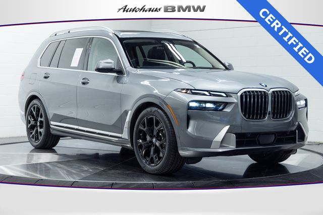 Gray (Skyscraper Grey Metallic) 2025 BMW X7 SUV / Crossover All-Wheel Drive 8-Speed Automatic