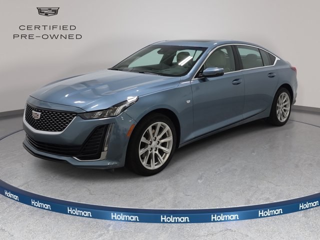 Gray (Midnight Steel Metallic) 2024 Cadillac CT5 Sedan All-Wheel Drive Automatic