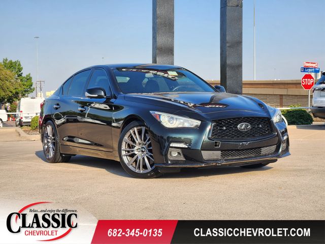 Black Opal Metallic 2023 INFINITI Q50 Sedan Rear-Wheel Drive 7-Speed Automatic Overdrive