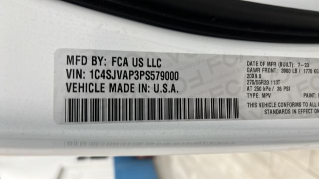 Used 2023 Bright White Clearcoat Jeep Base image 30
