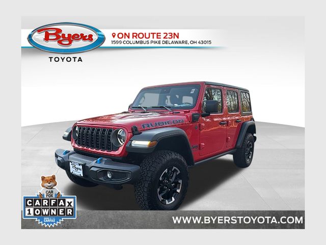 Firecracker Red Clearcoat 2025 Jeep Wrangler 4xe Rubicon 4WD SUV / Crossover Four-Wheel Drive 8-Speed Automatic