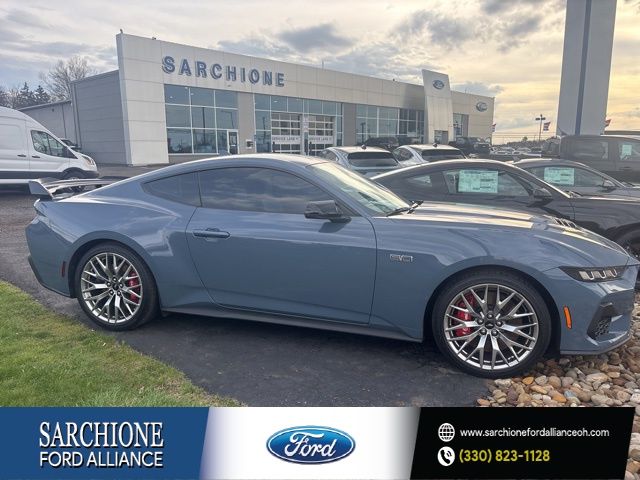 Vapor Blue Metallic 2025 Ford Mustang GT Premium Fastback RWD Coupe Rear-Wheel Drive 6-Speed Manual