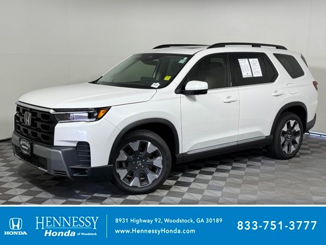 Platinum White 2026 Honda Pilot SUV / Crossover All-Wheel Drive Automatic