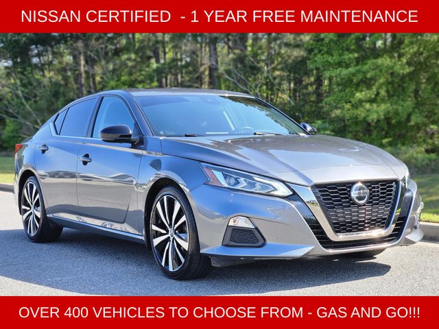 Gray (Gun Metallic) 2021 Nissan Altima 2.5 SR FWD Sedan Front-Wheel Drive Continuously Variable Transmission
