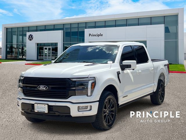 White Metallic 2024 Ford F-150 Pickup Truck Four-Wheel Drive Automatic